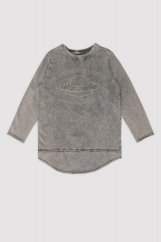 LONGSLEEVE ACID GREY UFO