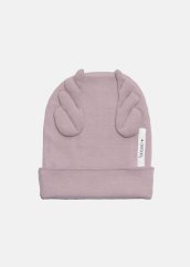 RIBBING BEANIE WINGS DUSTY PINK