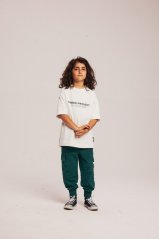 VINTAGE GREEN CARGO PANTS / Detské nohavice