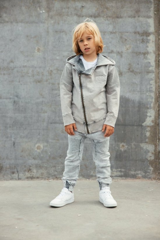 Mikina na zips MARBLE GREY RAMONES - Veľkosť: 86/92