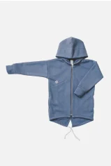 ZIP CLASSIC HOODIE blue / Detská teplá mikina na zips