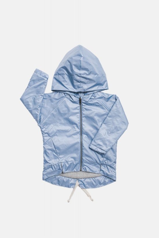 BLUE COAT / Detská predlžená bunda svetlomodrá - Veľkosť Booso: 4/5 rokov