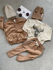 NOMAD BOMBER camel / Detská bomber bunda