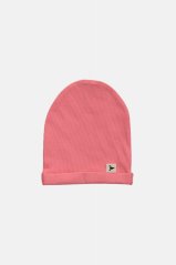 RIBBING BEANIE neon pink/ Detská čiapka