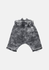 JEANS ACID SHORTS black / Šortky