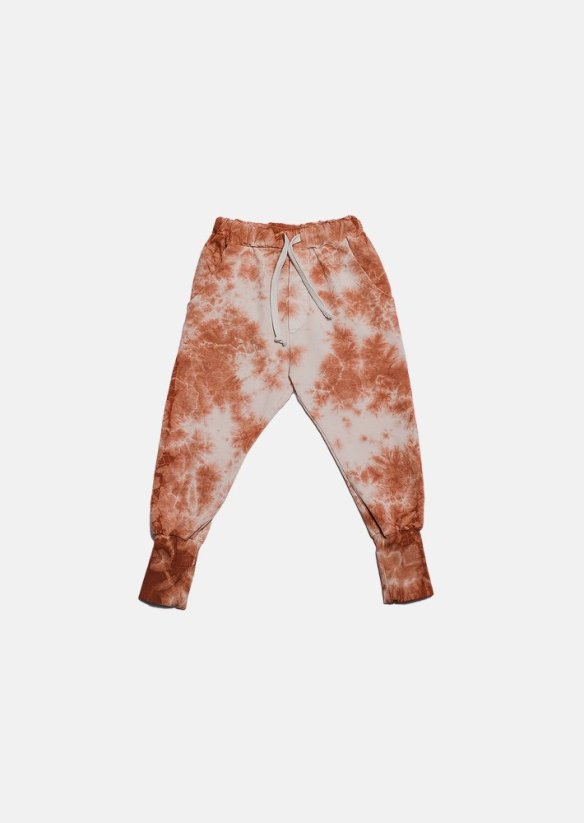 TIEDYE PANTS terra / Batikované nohavice