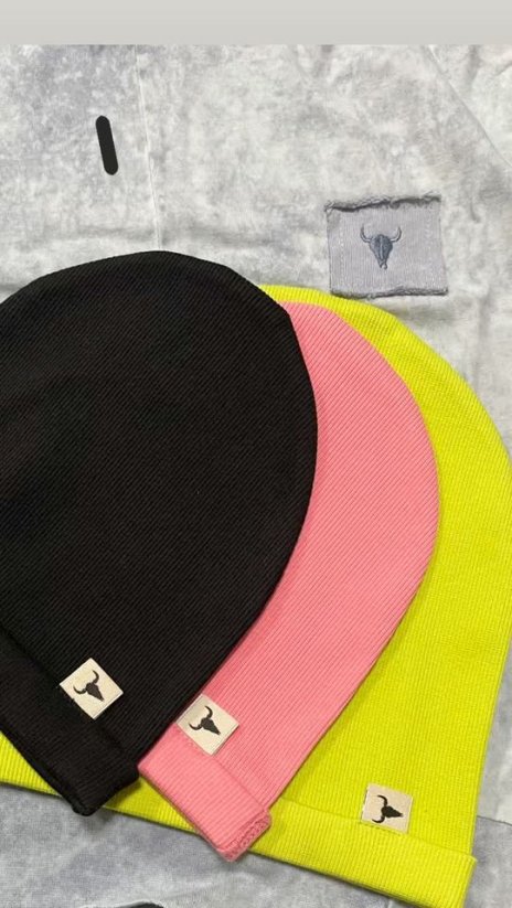 RIBBING BEANIE black / Detská čiapka - Veľkosť Booso: 8/9 rokov
