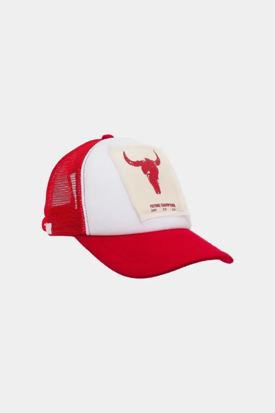 RED TRUCKER CAP red/white / Šiltovka so sieťkou