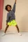 KÚPACIE ŠORTKY SWIM SHORT neon yellow