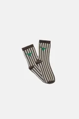 Ponožky SOCKS brown / ecru / green /