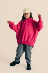Washed Pink Hoodie / Detská mikina