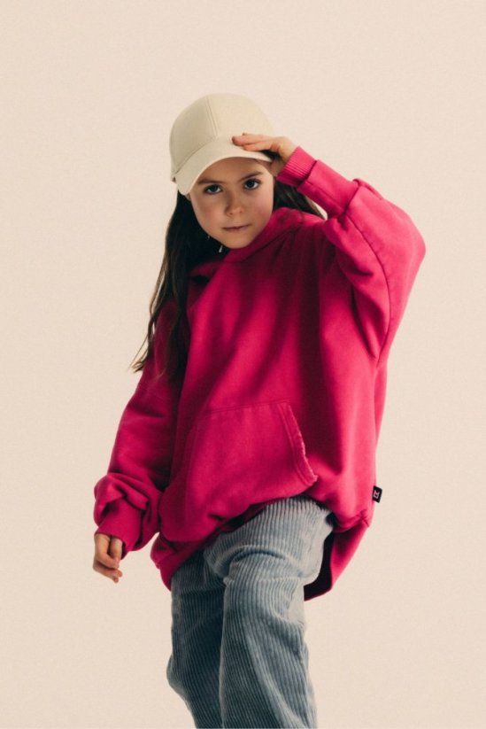 Washed Pink Hoodie / Detská mikina