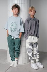 STRIPED VINTAGE PANTS green / Detské nohavice