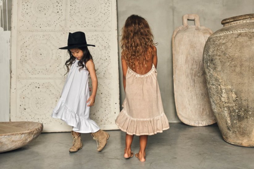 WAVE LONG DRESS / Dlhé šaty s volánom