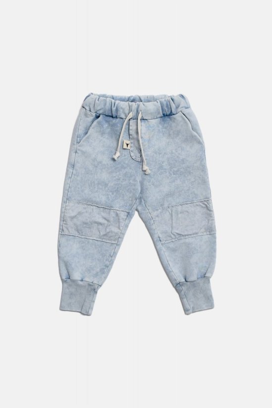 NOHAVICE PATCH PANTS acid blue - Veľkosť Booso: 4/5 rokov