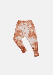 TIEDYE PANTS terra / Batikované nohavice
