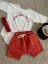 BOOSO JEANS SHORTS red - Veľkosť Booso: 6/7 rokov