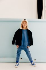 Mikina VINTAGE NAVY SWEATSHIRT