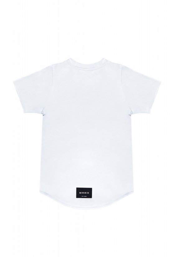 Biele tričko MINIKID CLASSICS - Veľkosť: 122/128