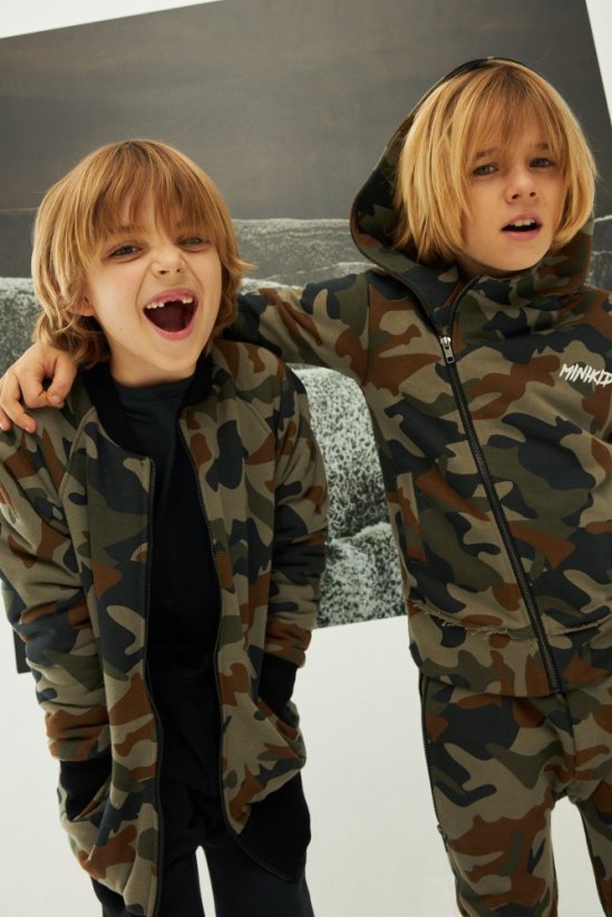 Mikina CAMO ZIP RAMONES - Veľkosť: 86/92