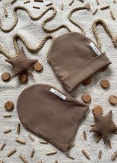 RIBBING BEANIE CAMEL / Vrúbkovaná čiapka