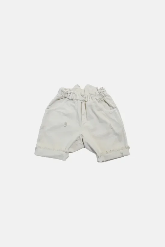 ŠORTKY JEANS SHORTS ivory - Veľkosť Booso: 6/7 rokov