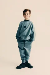 Cold Grey Stripe Pants / Detské nohavice