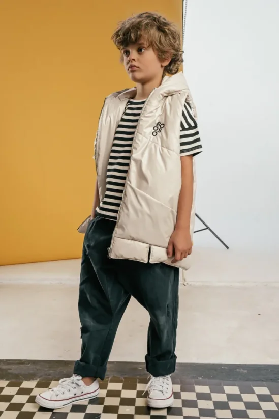 BEIGE VEST CLASSIC beige / Detská vesta