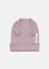 RIBBING BEANIE WINGS DUSTY PINK