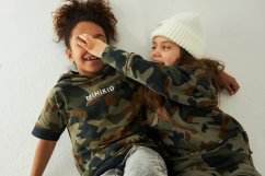 CAMO H- T-SHIRT / Tričko s kapucňou