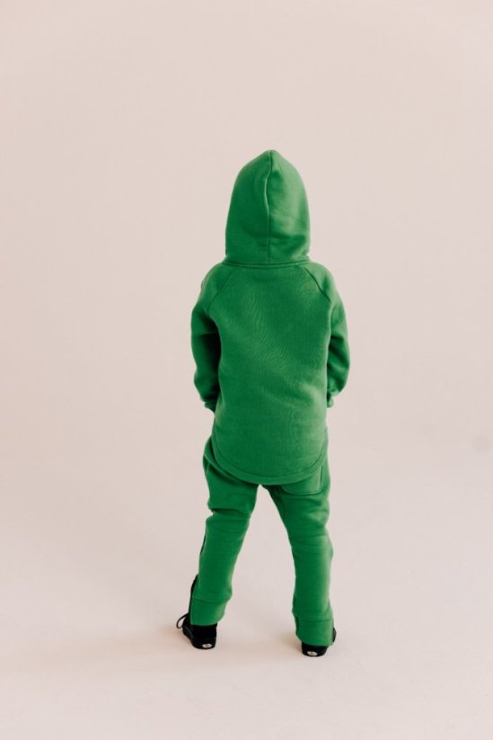 Mikina BLUR GREEN HOODIE - Veľkosť: 134/140