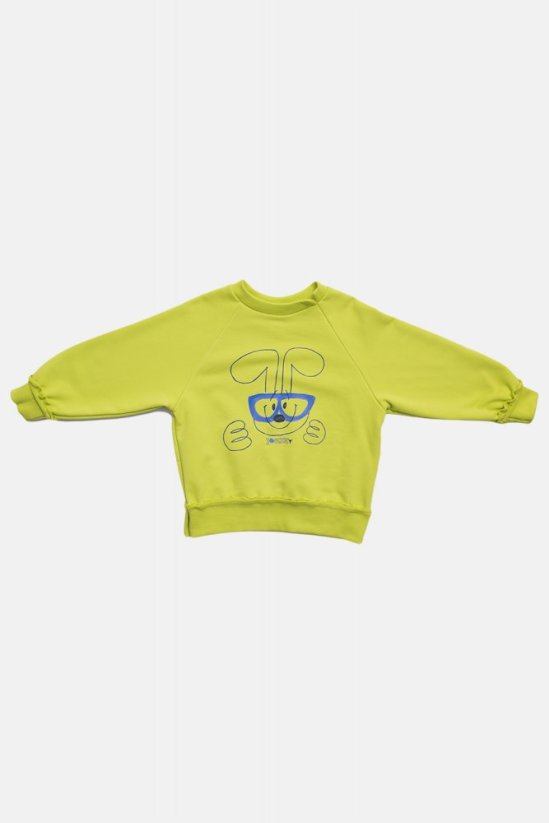 JOURNEY SWEATSHIRT lime / Detská mikina - Veľkosť Booso: 6/7 rokov