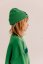 GREEN COTTON HAT / Zelená vrúbkovaná čiapka