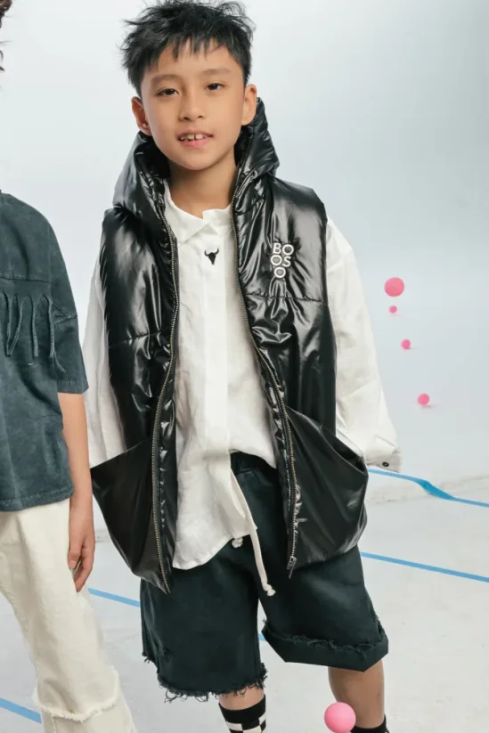 BOOSO BLACK VEST / Detská vesta