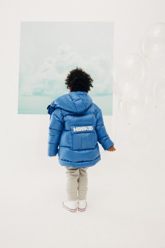 DOWN JACKET COBALT / Páperová bunda - Veľkosť: 98/104