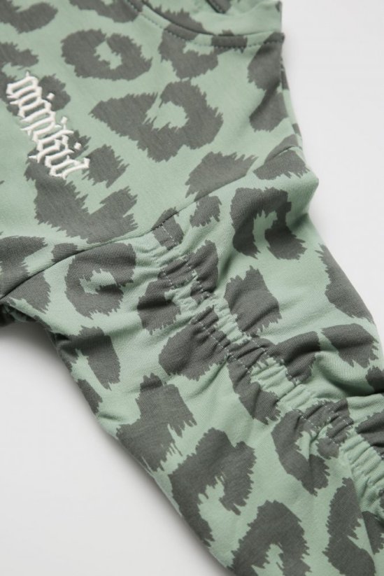 Mikina GREEN LEO PINCHED