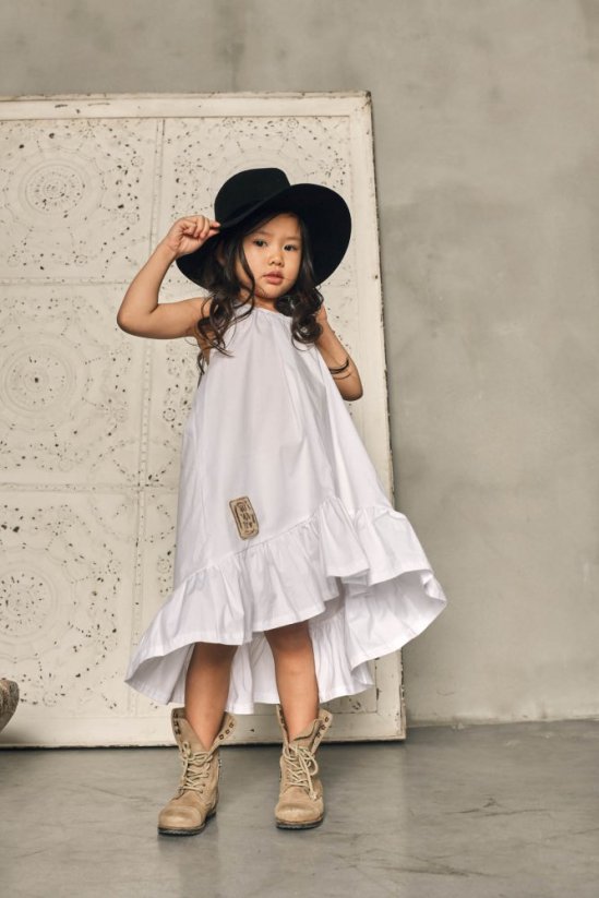 WAVE LONG DRESS / Dlhé šaty s volánom