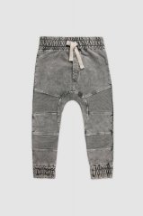 Nohavice MARBLE GREY BIKER JOGGERS