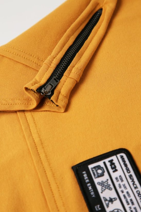 LONGSLEEVE MUSTARD MINIKID LOGO