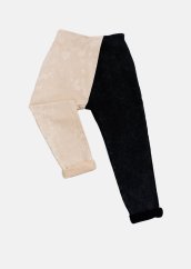 NOHAVICE DOUBLE NOMAD PANTS ivory/black