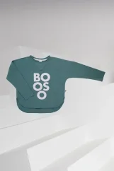 Tričko GREEN BOOSO LONGSLEEVE green/gray