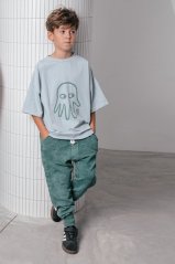 STRIPED VINTAGE PANTS green / Detské nohavice