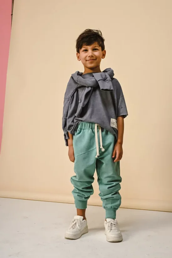 Tričko WIDE TORN TEE deep blue - Veľkosť Booso: 6/7 rokov