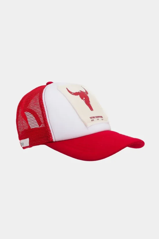 RED TRUCKER CAP red/white / Šiltovka so sieťkou