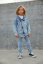 Mikina na zips MARBLE BLUE RAMONES
