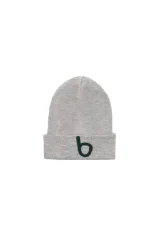 MERINO BEIGE BEANIE beige/green / Detská merino čiapka