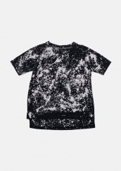 LONGBACK BATIK TEE BLACK / Batikované čierne tričko
