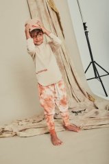 TIEDYE PANTS terra / Batikované nohavice