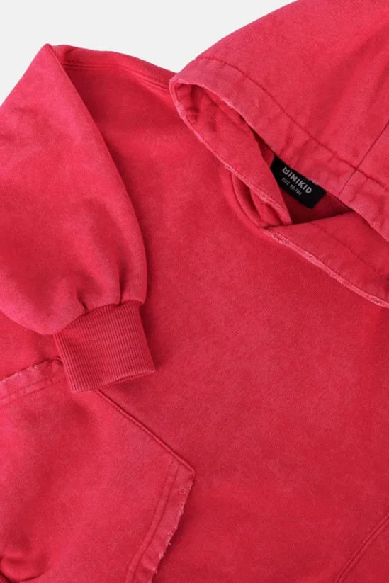 Washed Pink Hoodie / Detská mikina