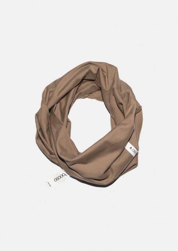 TWISTED TUBE SCARF camel / Tunelový šál